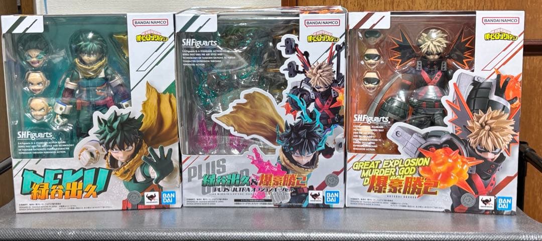 S.H.Figuarts ヒロアカ 緑谷出久、爆豪勝己、オプションパーツセット