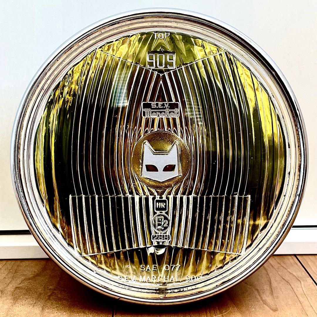 当時物マーシャル909ヘッドライトASSYS.E.V. MARCHALシビエ - メルカリ