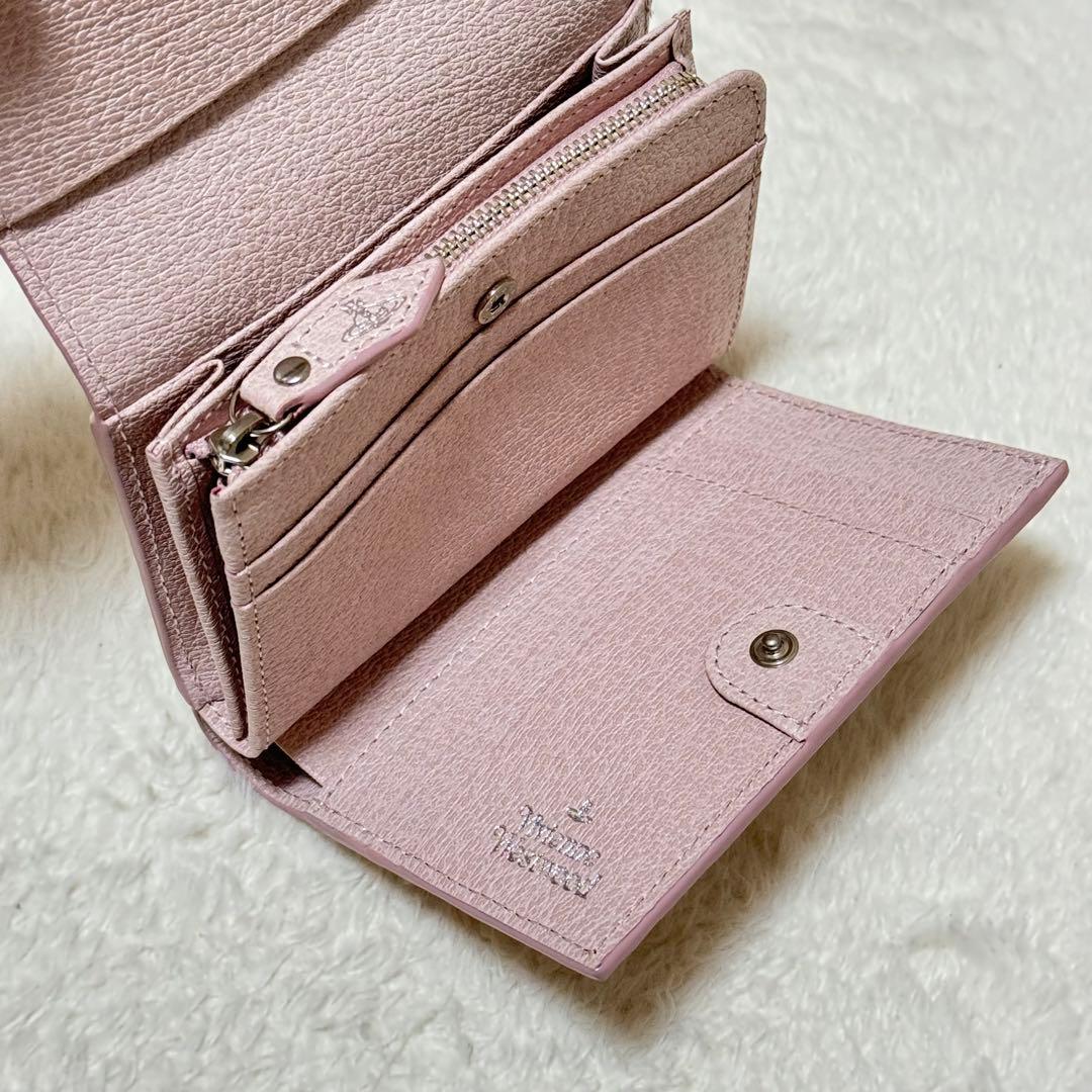 ヴィヴィアン オンライン限定 EXECUTIVE 二つ折り財布 ピンク - メルカリ