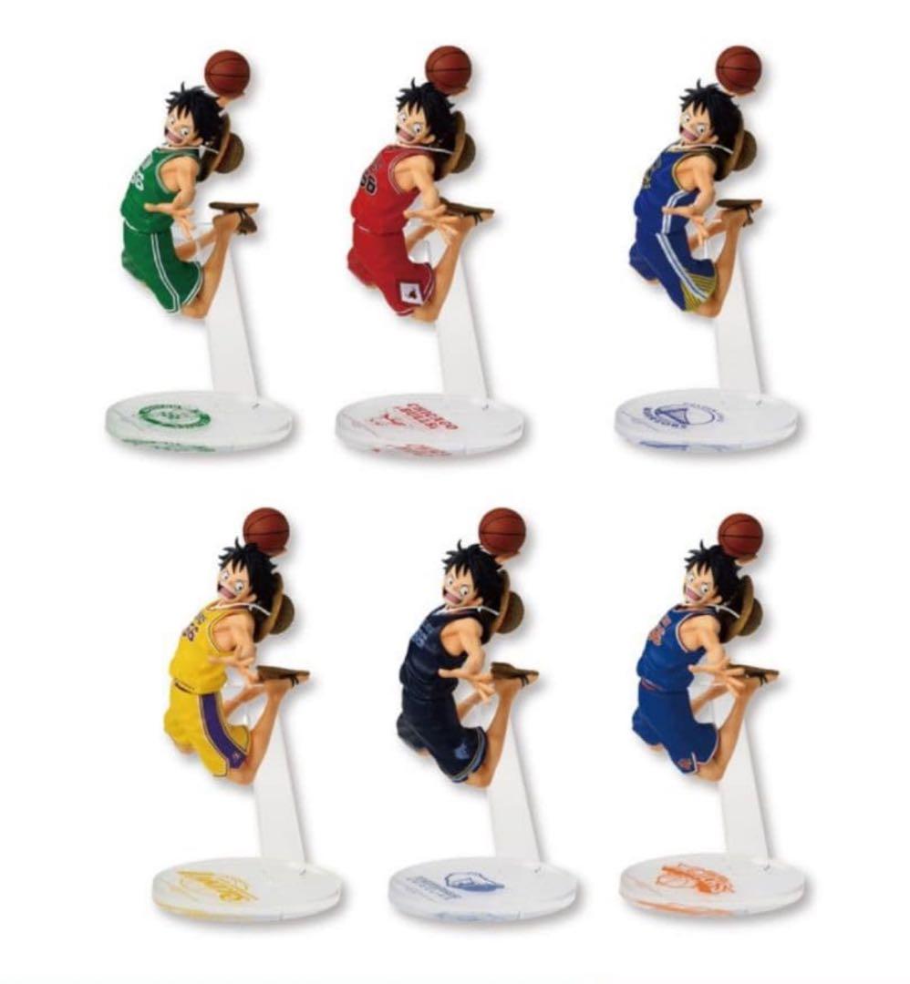 ONEPIECE BASE SHOP NBA ルフィ　シカゴなど　6点セット