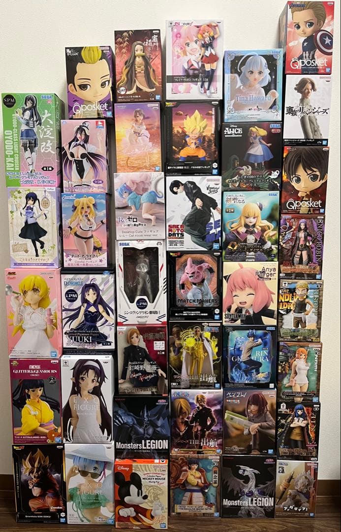 人気フィギュア40個まとめ売り（ドラゴンボール、ワンピース、呪術、美