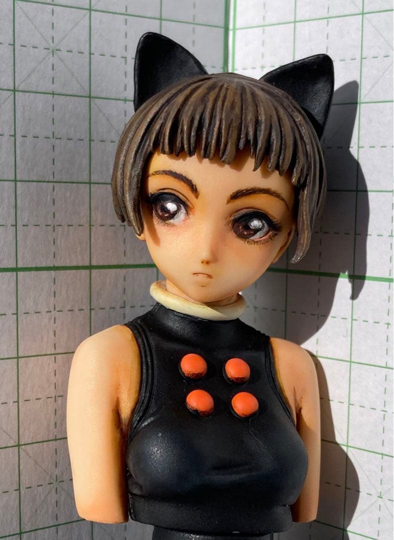 村田蓮爾 リペイント フィギュア pse ソリッド ネコミミ 胸像 robot