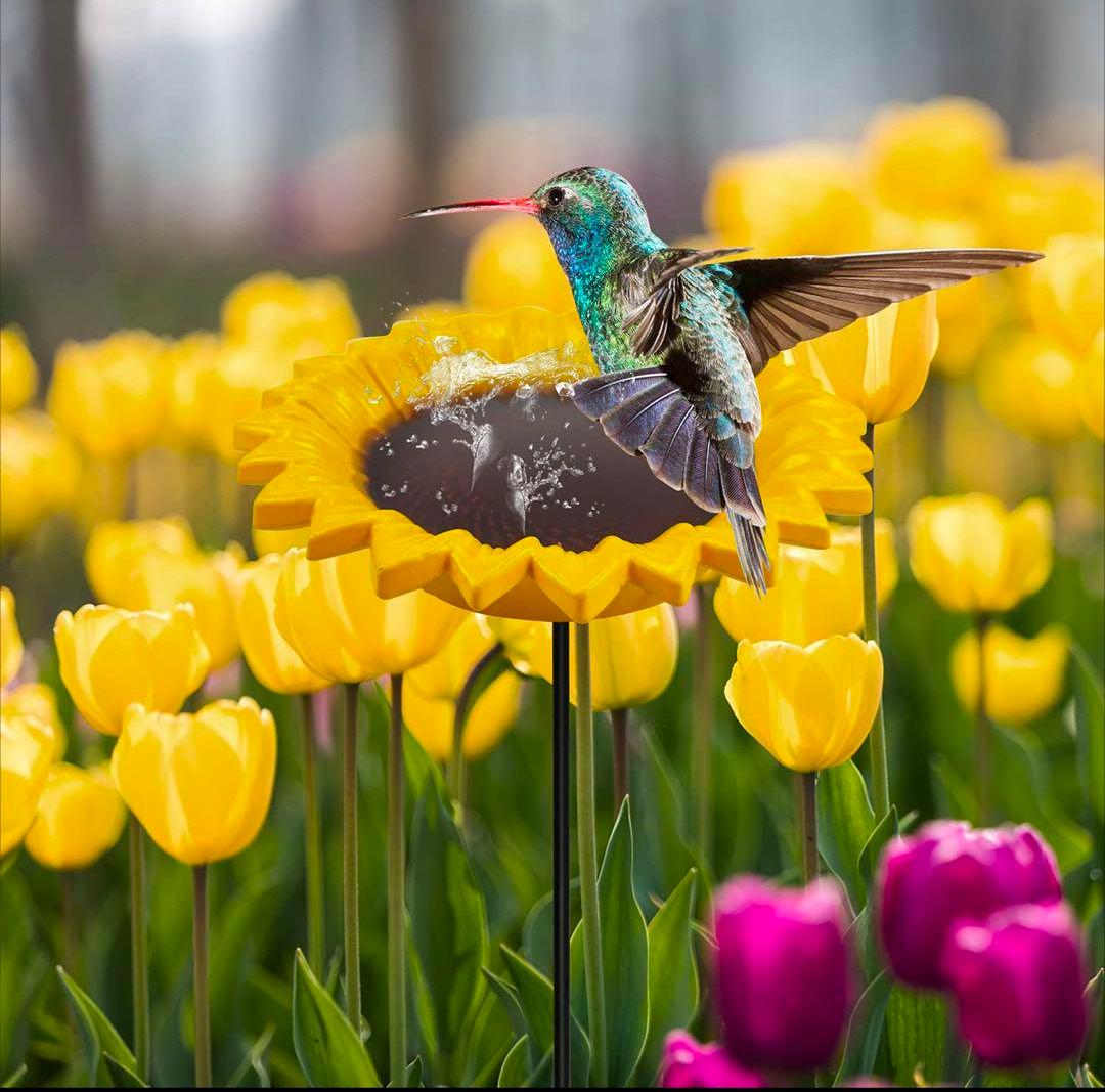 105☆アイアン スタンド 小鳥 水浴び オブジェ 餌入れ バードフィーダー