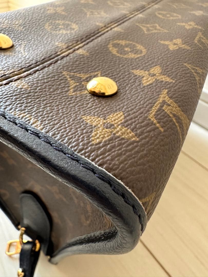 ルイ・ヴィトンポパンクールPM 2WAYハンドバッグモノグラムキャンバスマリーヌ