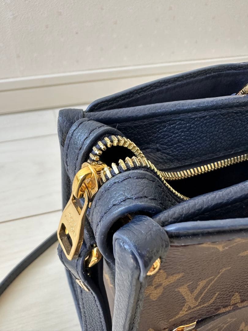 ルイ・ヴィトンポパンクールPM 2WAYハンドバッグモノグラムキャンバスマリーヌ