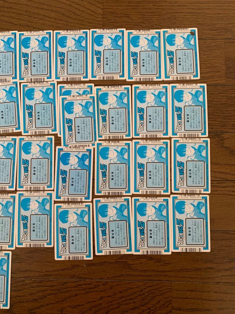 美品 連番 当時物 ドラゴンボールZ スクラッチ カード まとめ売り