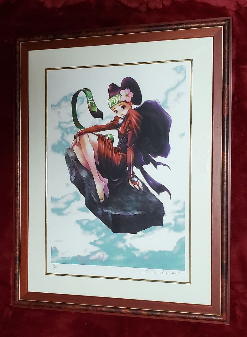 【アールビバン】☆美樹本晴彦☆直筆サイン入り版画『UTINAGUTI』保証書付き アールビバン】☆美樹本晴彦☆直筆サイン入り版画『UTINAGUTI』保証書