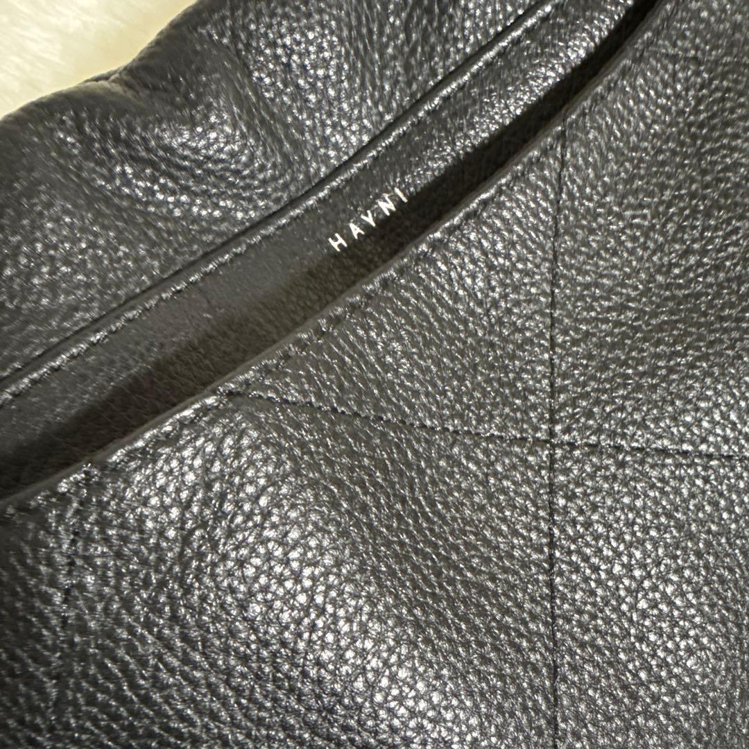 【HAYNY】本革 キルティング チェーンバッグ Barmed☆極美品