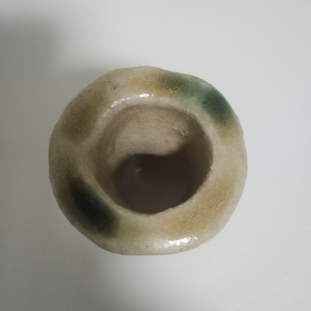 美濃焼 八坂窯 黄瀬戸 蓋置 加藤芳右衛門作 十五代 石州流 片桐貞泰