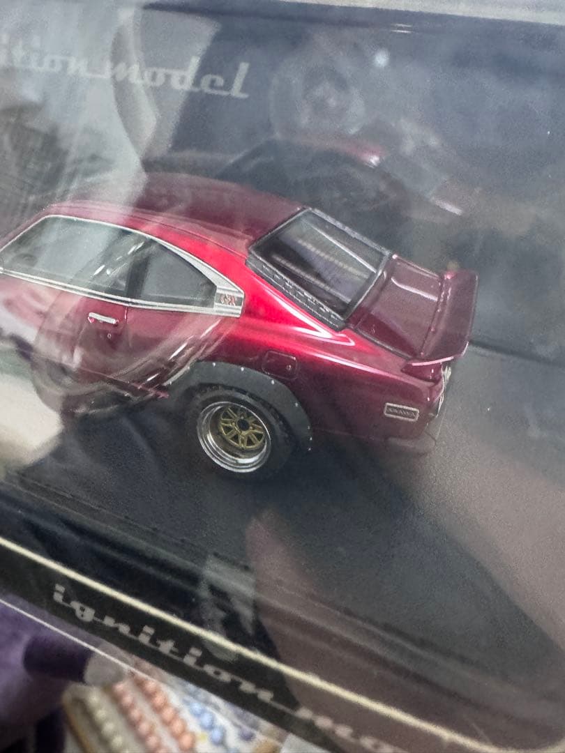 ignition model サバンナ ミニカー ワインレッド 1/43