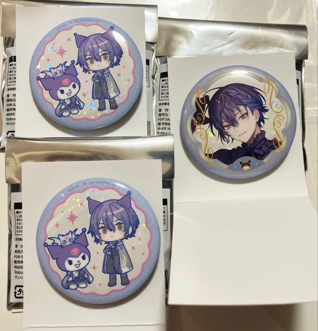 小柳ロウ Dytica×サンリオキャラクターズ ランダムキラキラ缶バッジ