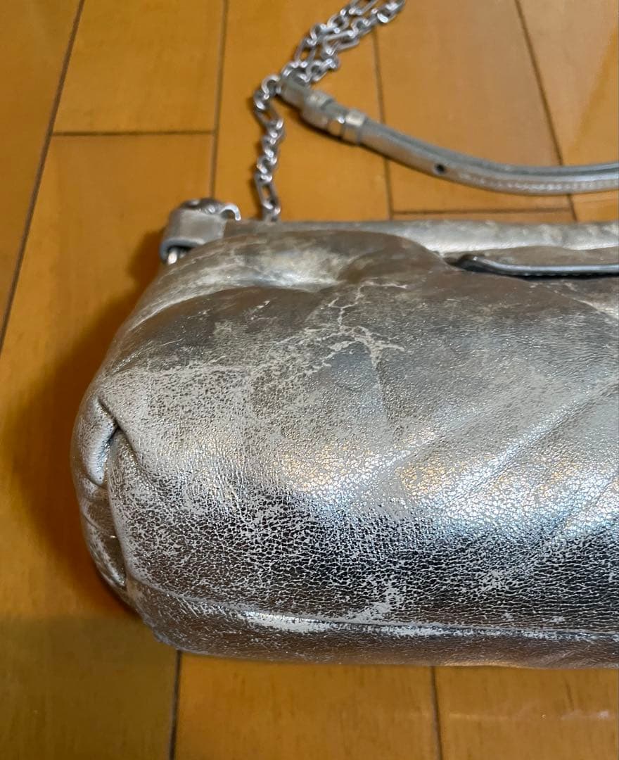 メゾンマルジェラ　バッグ　グラムスラム　状態不良　ジャンク　表面剥がれ多数