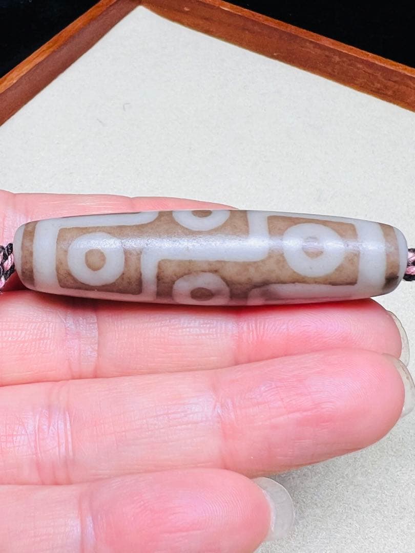 文玩堂：折線九眼天珠