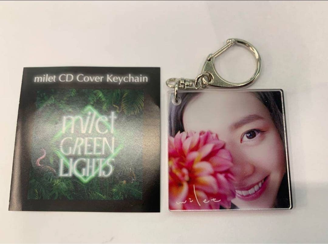 Milet cd cover key chain シークレット milet CDカバー キーチェーン
