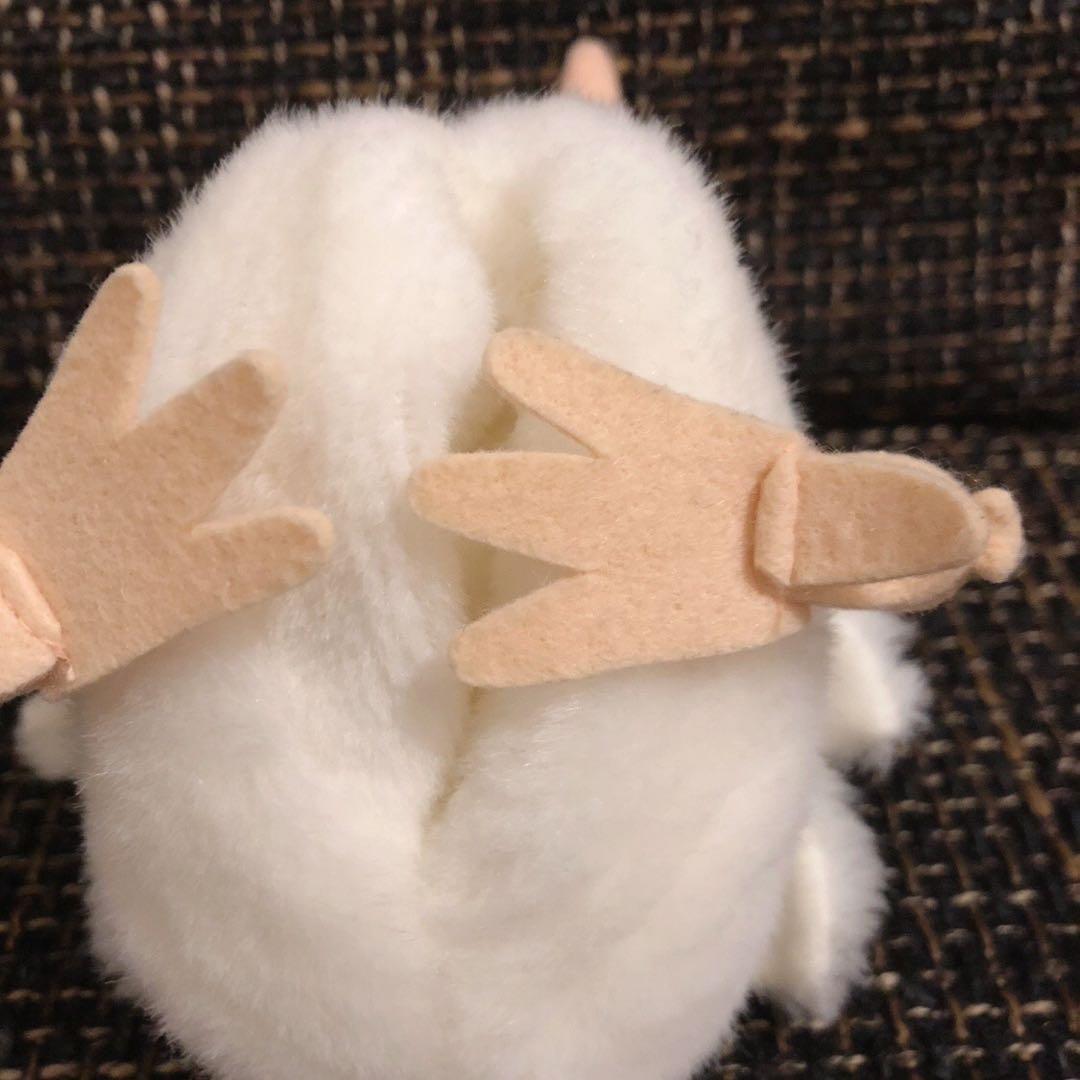 やまね工房　ぬいぐるみ　こうのとりのひな　コウノトリ