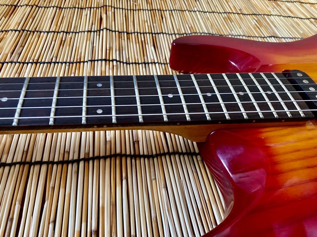 ☆値下決断☆杢目が綺麗な美品　Aria ProⅡ をモディファイして新機能満載