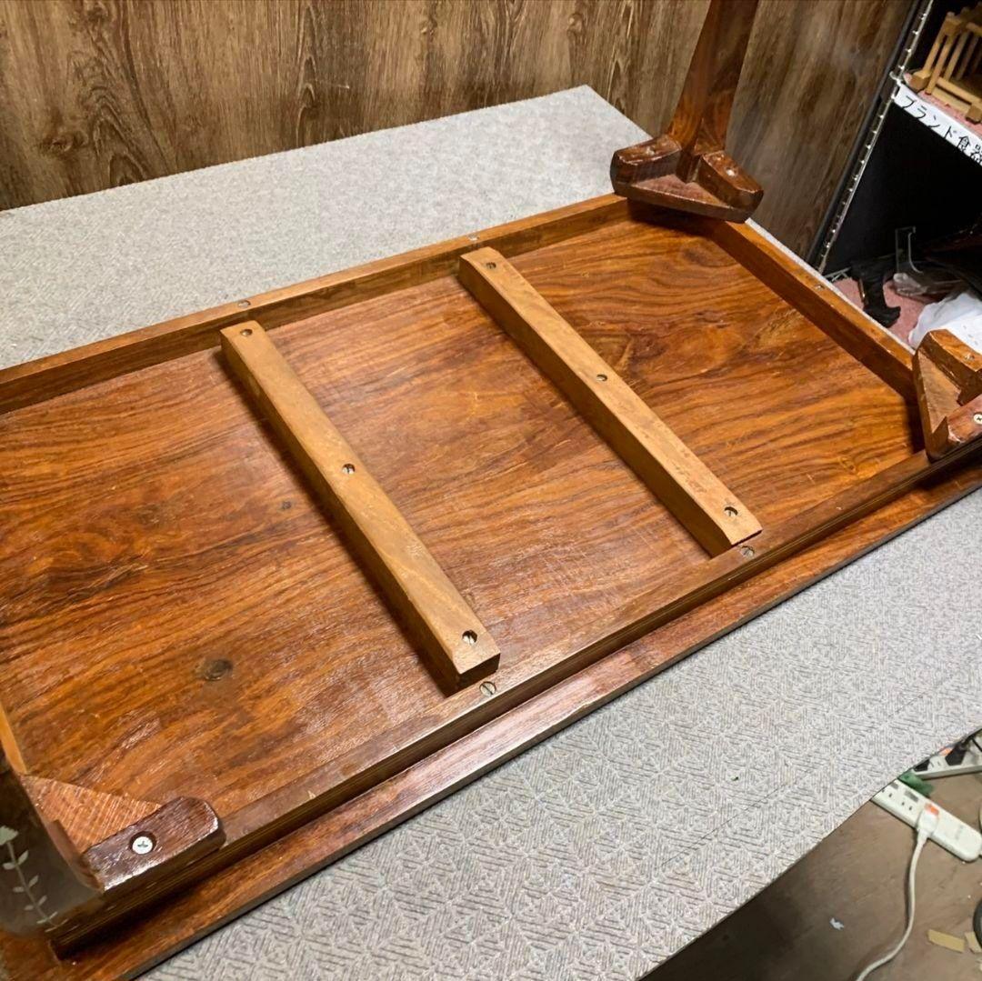 H907R アジアン アンティーク センターテーブル 孔雀