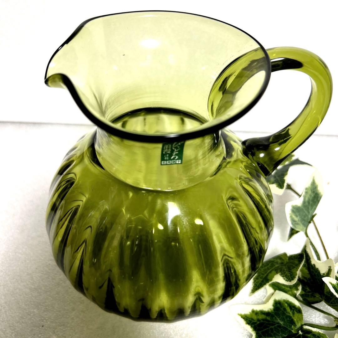 津軽びいどろ 七里長浜 ピッチャー 水差し カラフェ 北洋硝子 ガラス