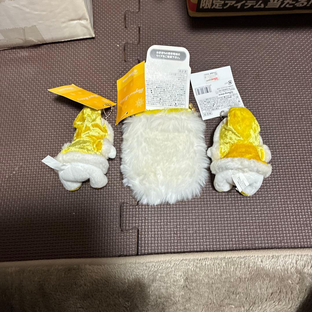 ‼️希少新品‼️ディズニー　プーさん　キーホルダー2個と携帯ケース　平成レトロ　レア