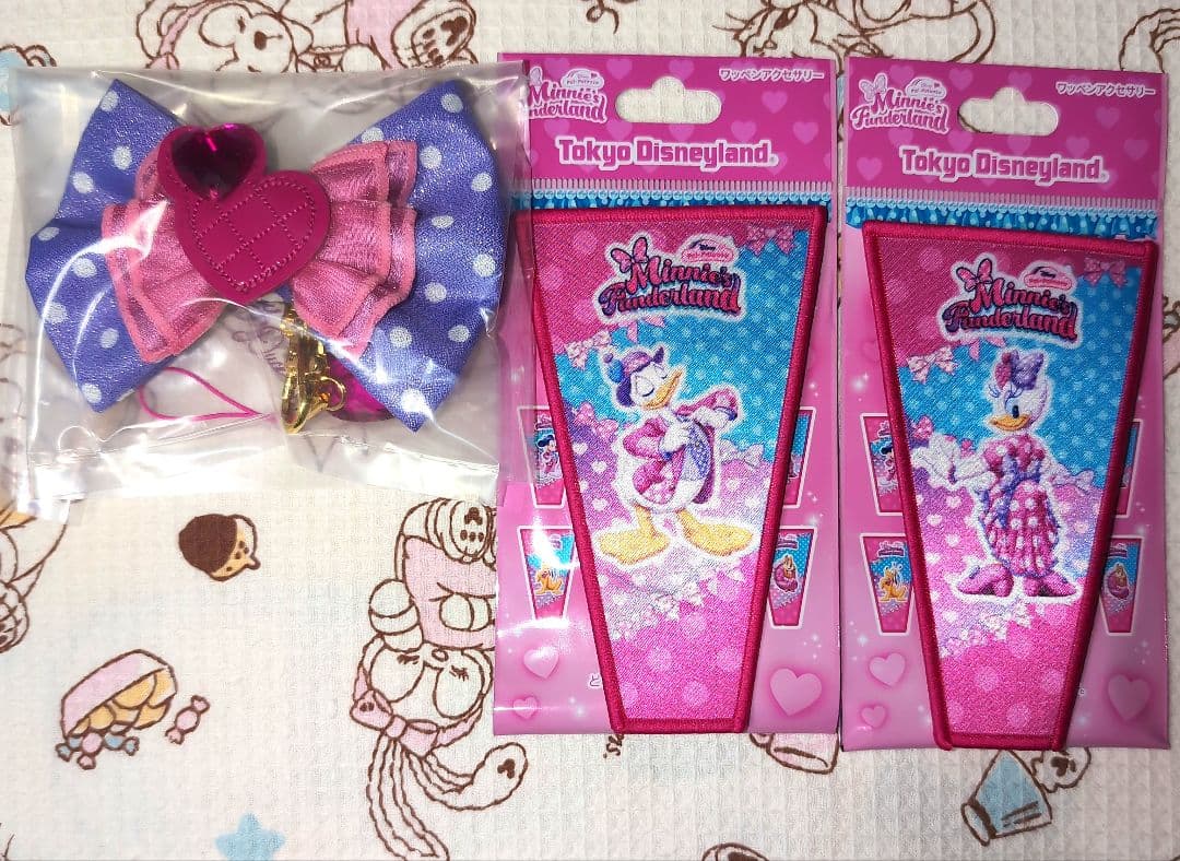 デイジー ミニパル ドナルド キーチェーン ワッペン ディズニー