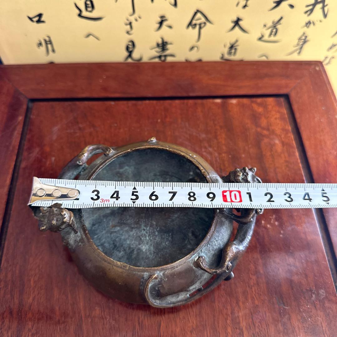 骨董品 中国美術 古美術 古銅 民国名家 呉艶佐造 双螭龙香炉 - メルカリ