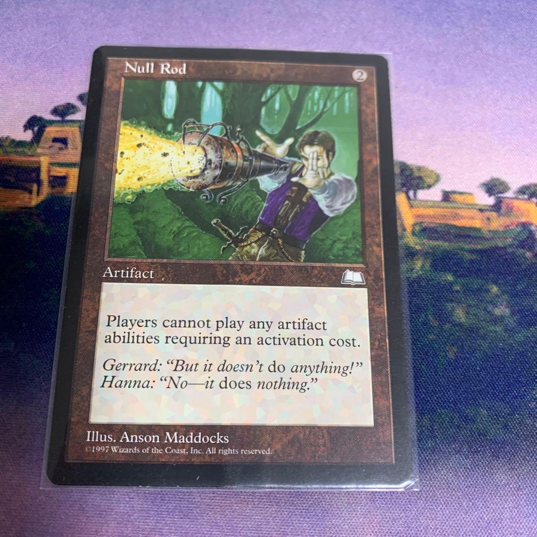 MTG 英語 無のロッド Null Rod SP状態 無のロッド mtg英語