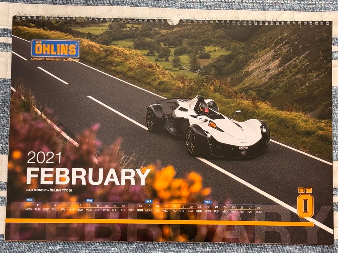 OHLINSカレンダー 2021