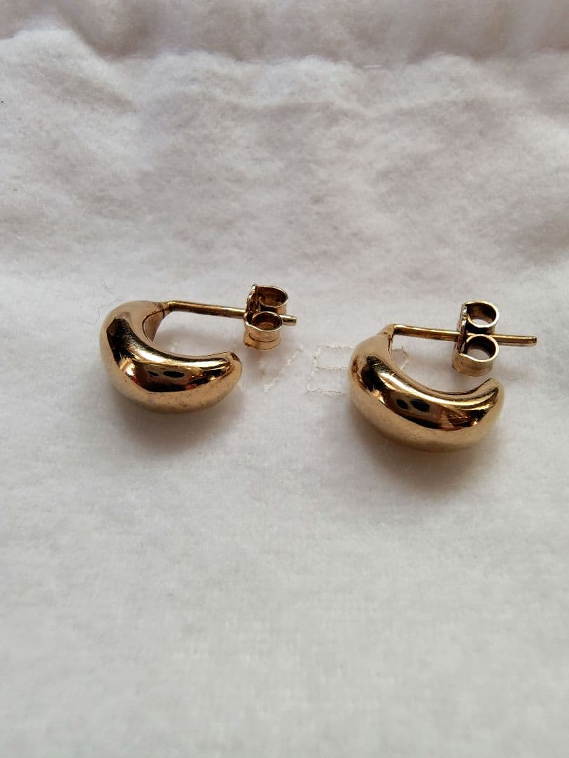 ドゥーズィエムクラス【LAVER/ラバー】 GOLD HALF MOON ピアス