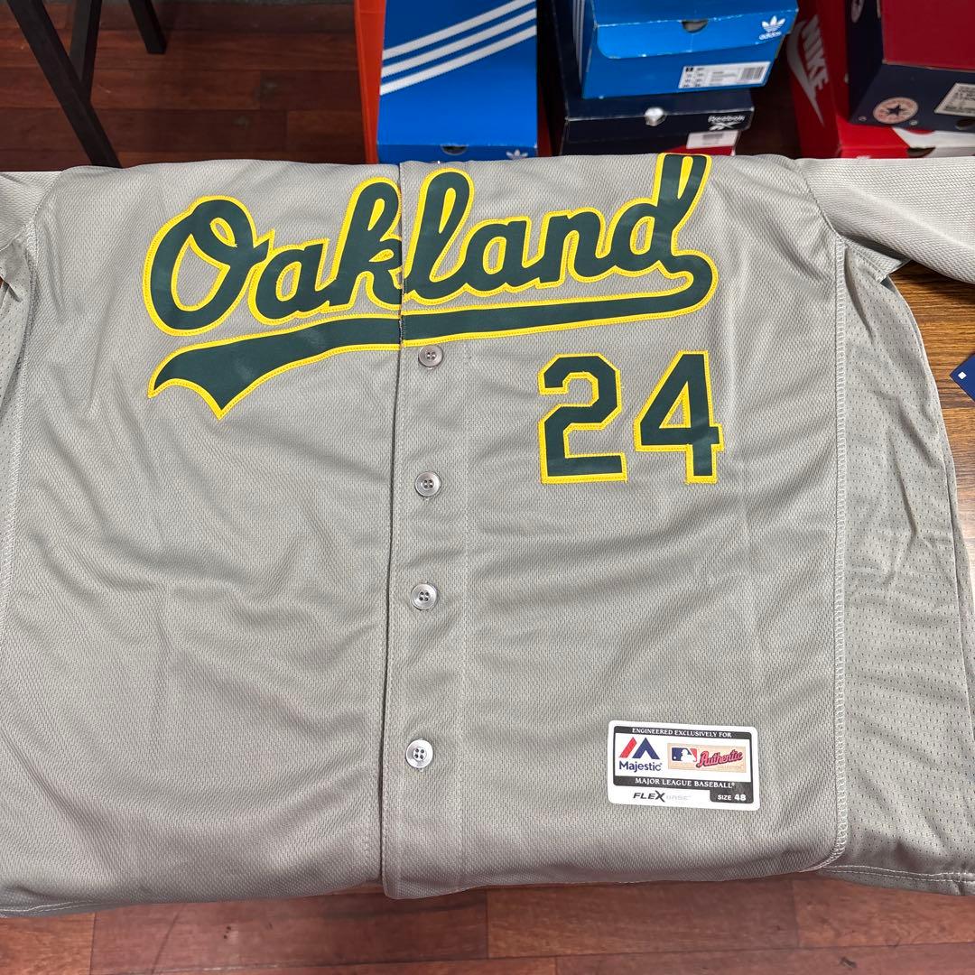 p*y様 【12月セール】リッキー・ヘンダーソン　サイン入りジャージ　MLBアス