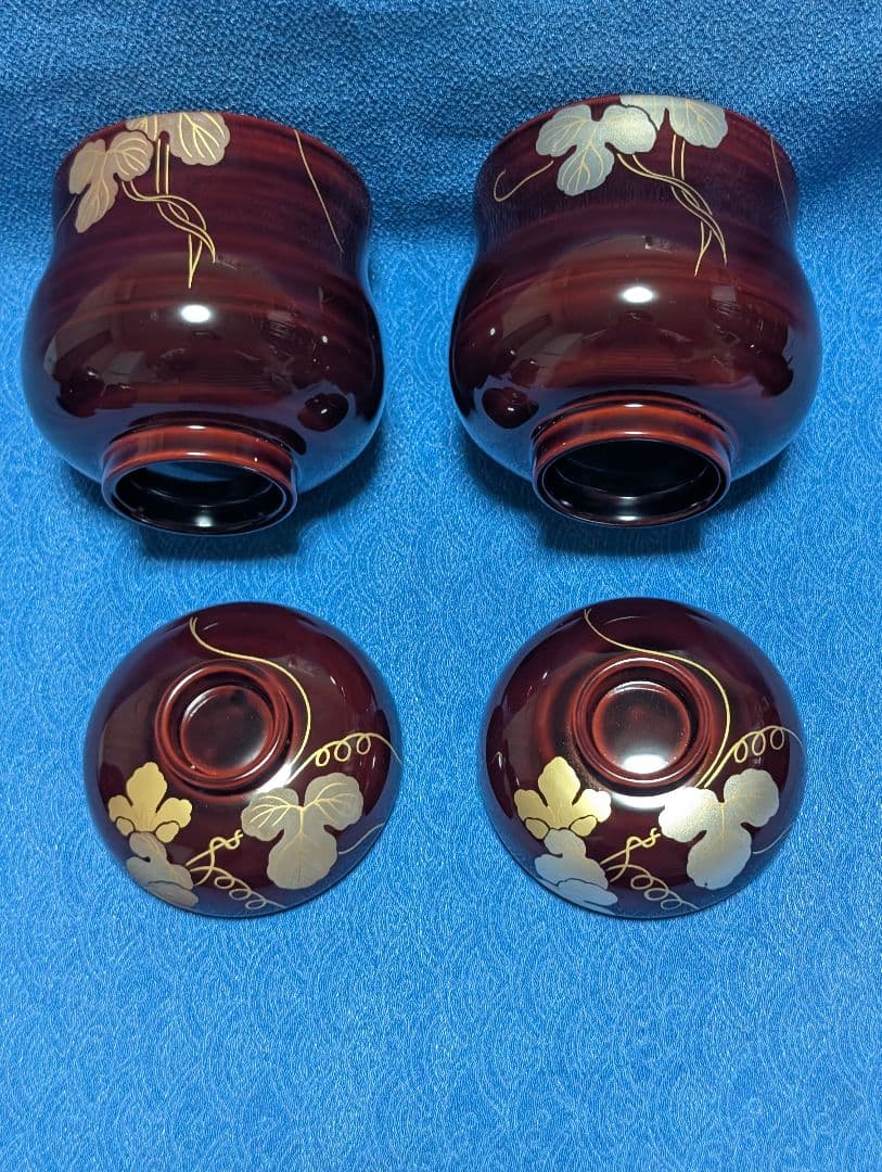 茶道具　懐石　箸洗い　ひさご小吸椀　漆器　5客セット　新品未使用　箱あり