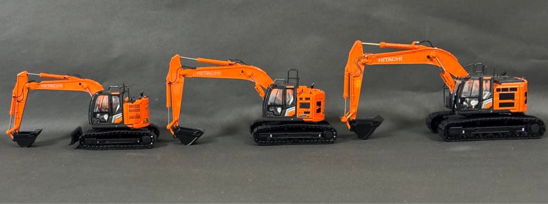 入手困難 日立建機ZAXIS ZX135 225 345 油圧ショベル1/50 - メルカリ