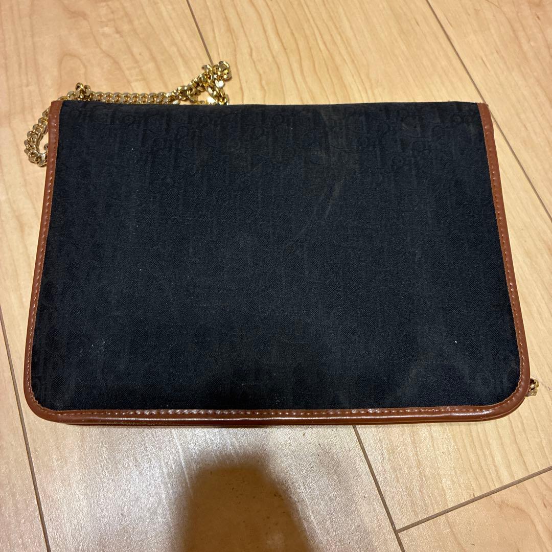 値下げ！Dior ディオール　ショルダーバッグ 黒 キャンバス