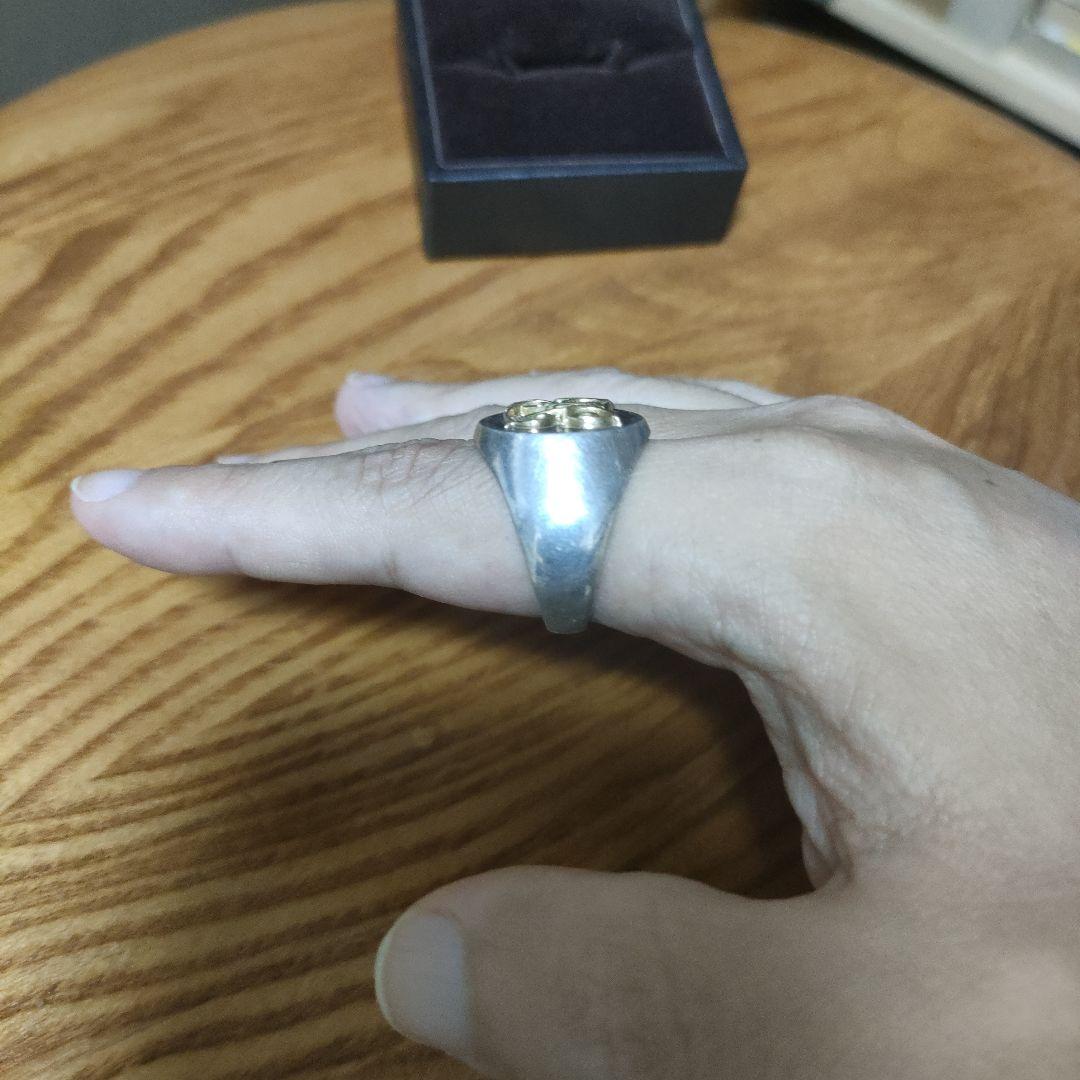 PEANUTS&CO. Signet リング 925 K18 size21号