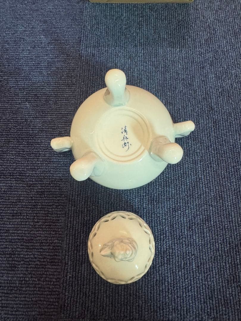 2005 有田焼 清兵衛 三足 獅子 白磁香炉 未使用 - メルカリ