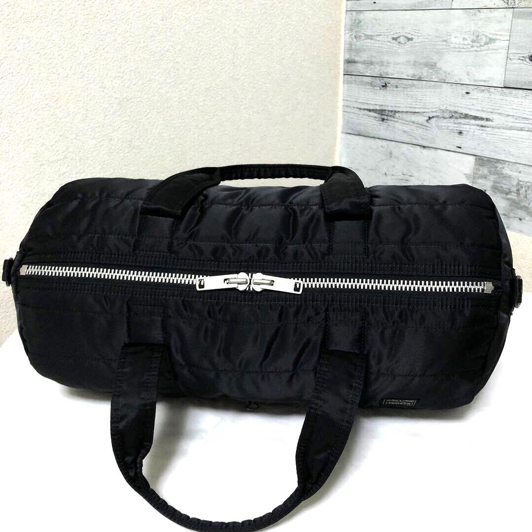 未使用級✨廃盤 ポーター タンカー ボストンバッグ2way ブラック 吉田