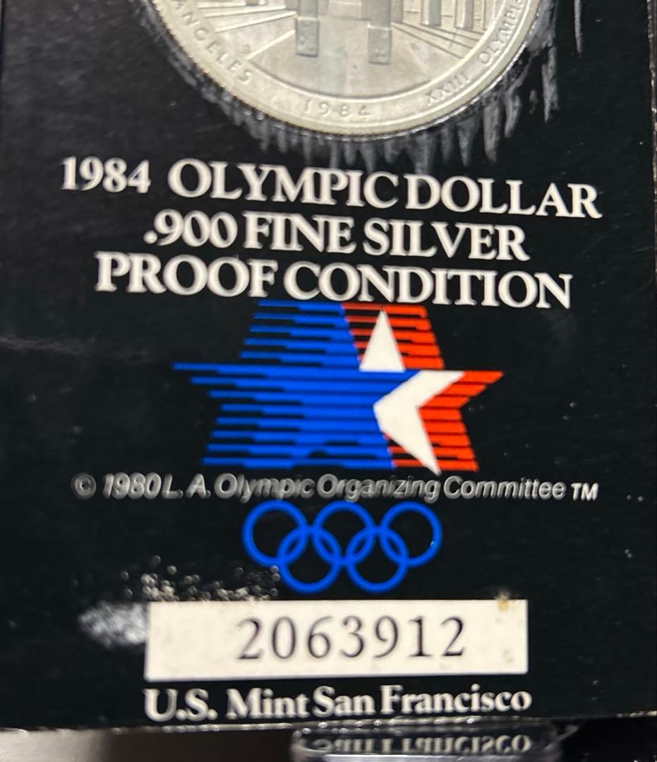 k*h様 ロサンゼルスオリンピック記念銀貨 2枚セット - コレクション