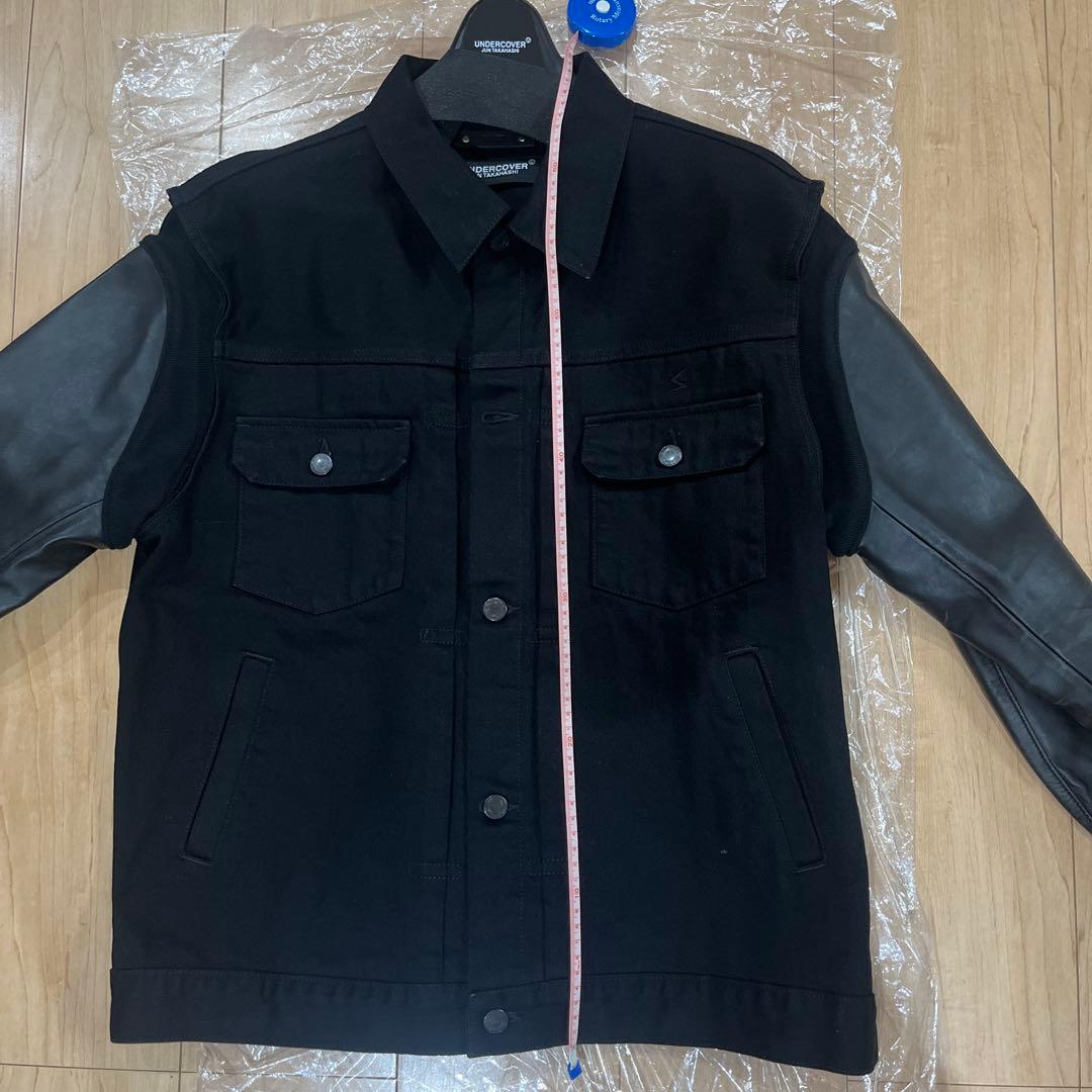 minedenim undercover Leather Jacket キムタク MINEDENIM BLKデニム