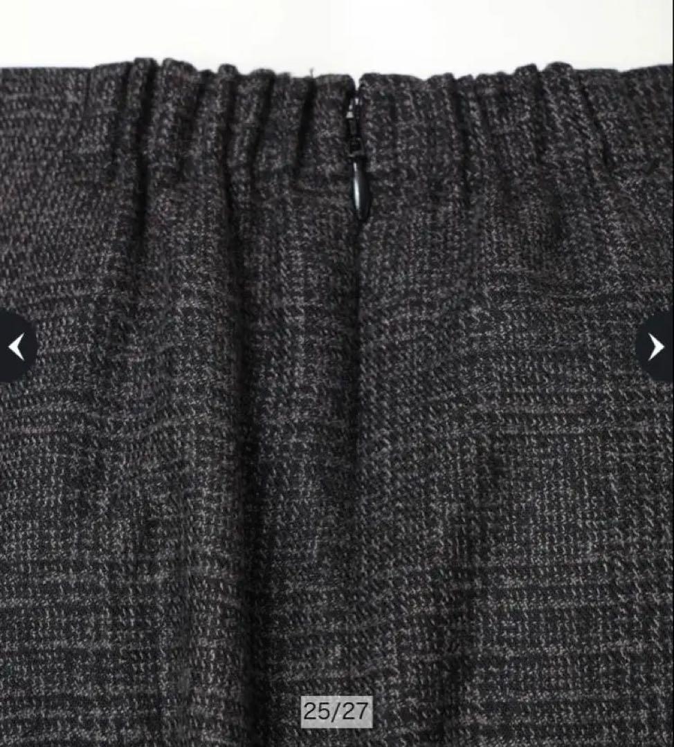 JUSGLITTYサイドプリーツミニスカート 黒　S