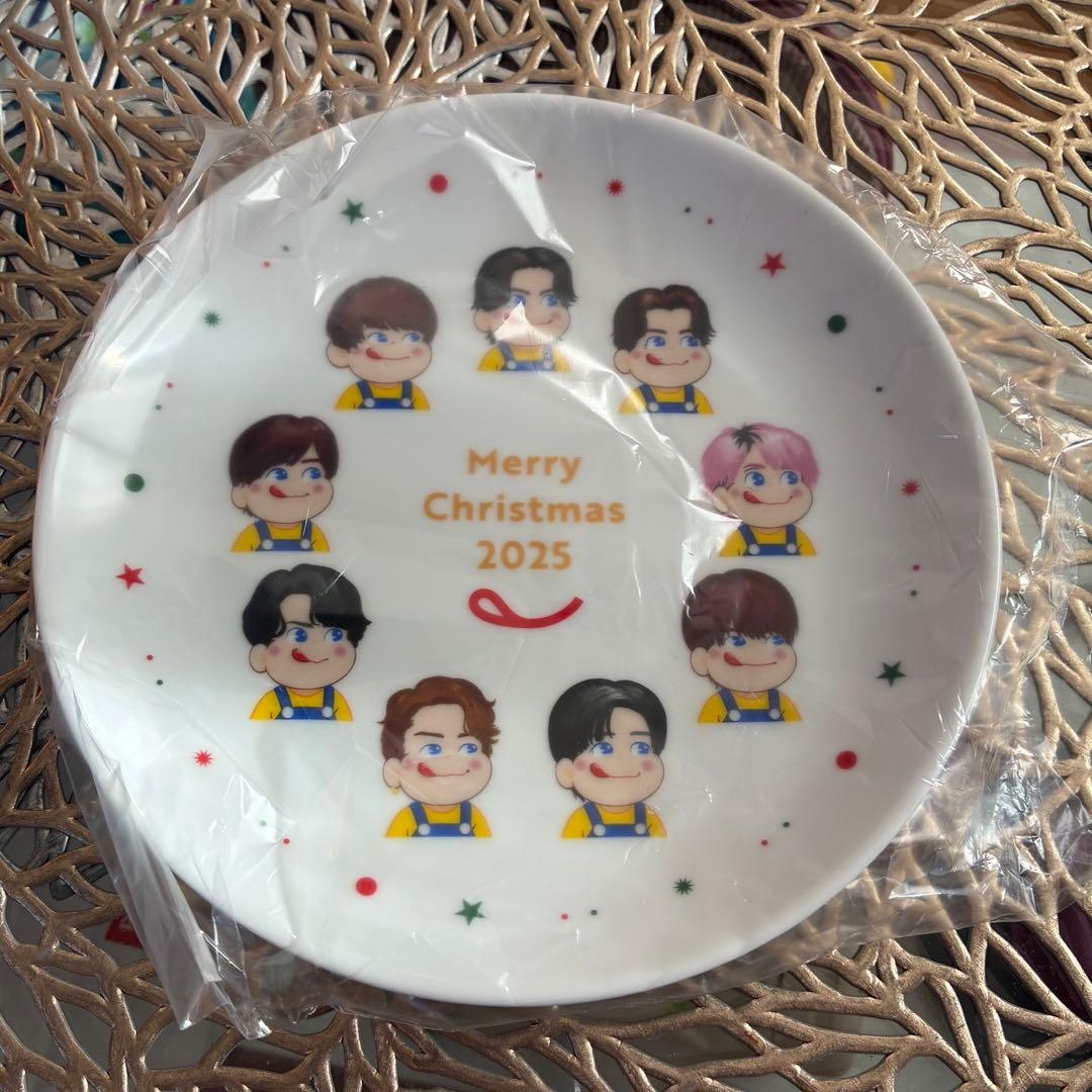不二家 FUJIYA Snow Man オリジナル クリスマス プレート 皿