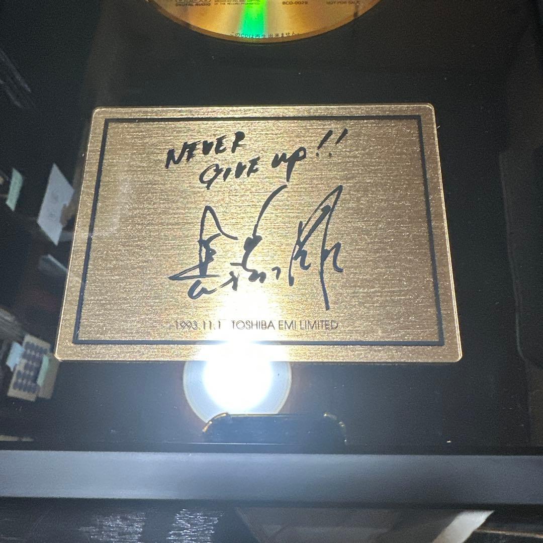 新品未使用 長渕剛 ゴールドディスク 当時品 公式グッズ