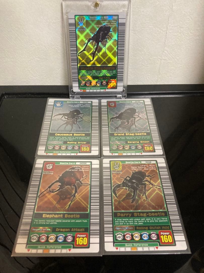 【海外版】ムシキング◆ギラファノコギリクワガタ◆銀銅付5種セット！！