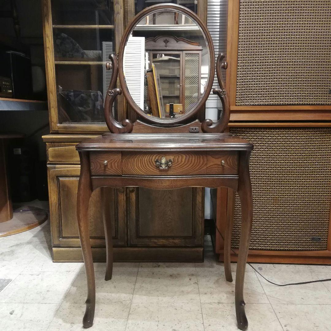 M○ロココスタイルヴィンテージ猫脚ドレッサーアンティーク