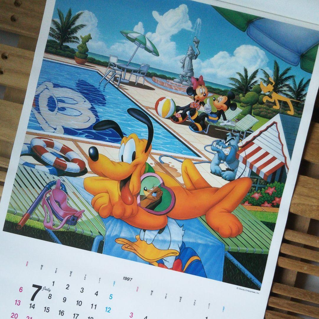 年代物 ディズニー カレンダー レトロ ポスター 希少 3種類セット