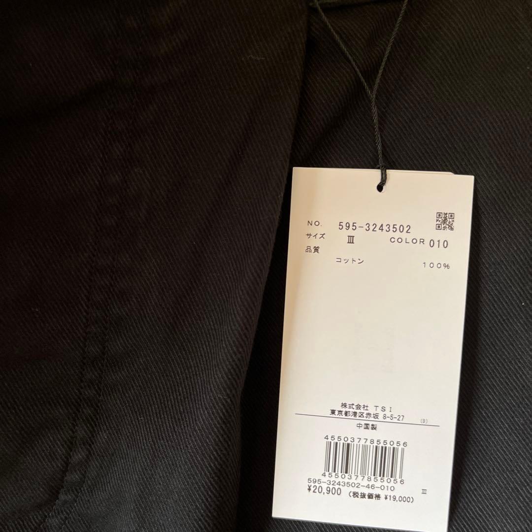値下げ！！レディース チノパン 595-3243502 サイズⅢ 黒