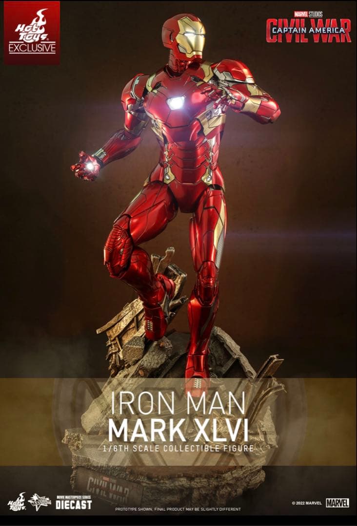 ホットトイズ Hot Toys アイアンマン マーク46 ムービー・マスターピース DIECAST】『マーベル・スタジオ10