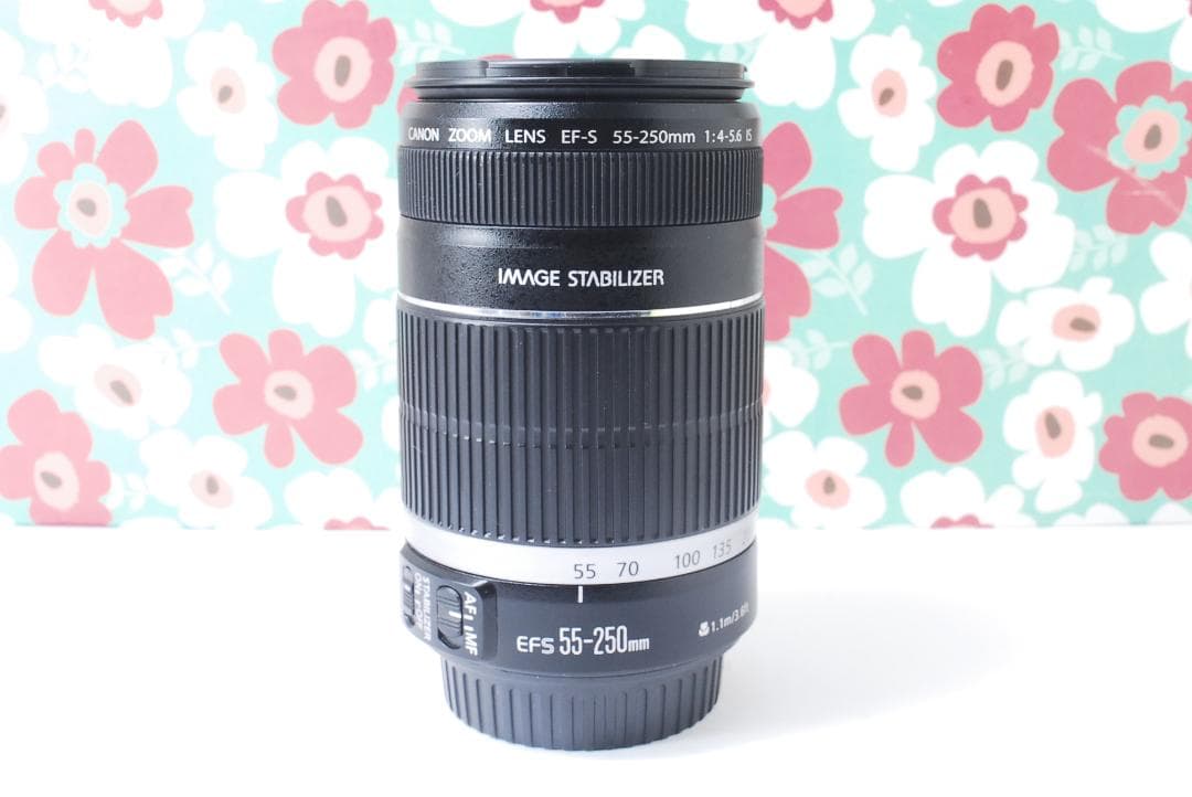 ❤Canon EF-S 55-250mm F4-5.6 IS❤手振れ補正❤望遠❤ - メルカリ