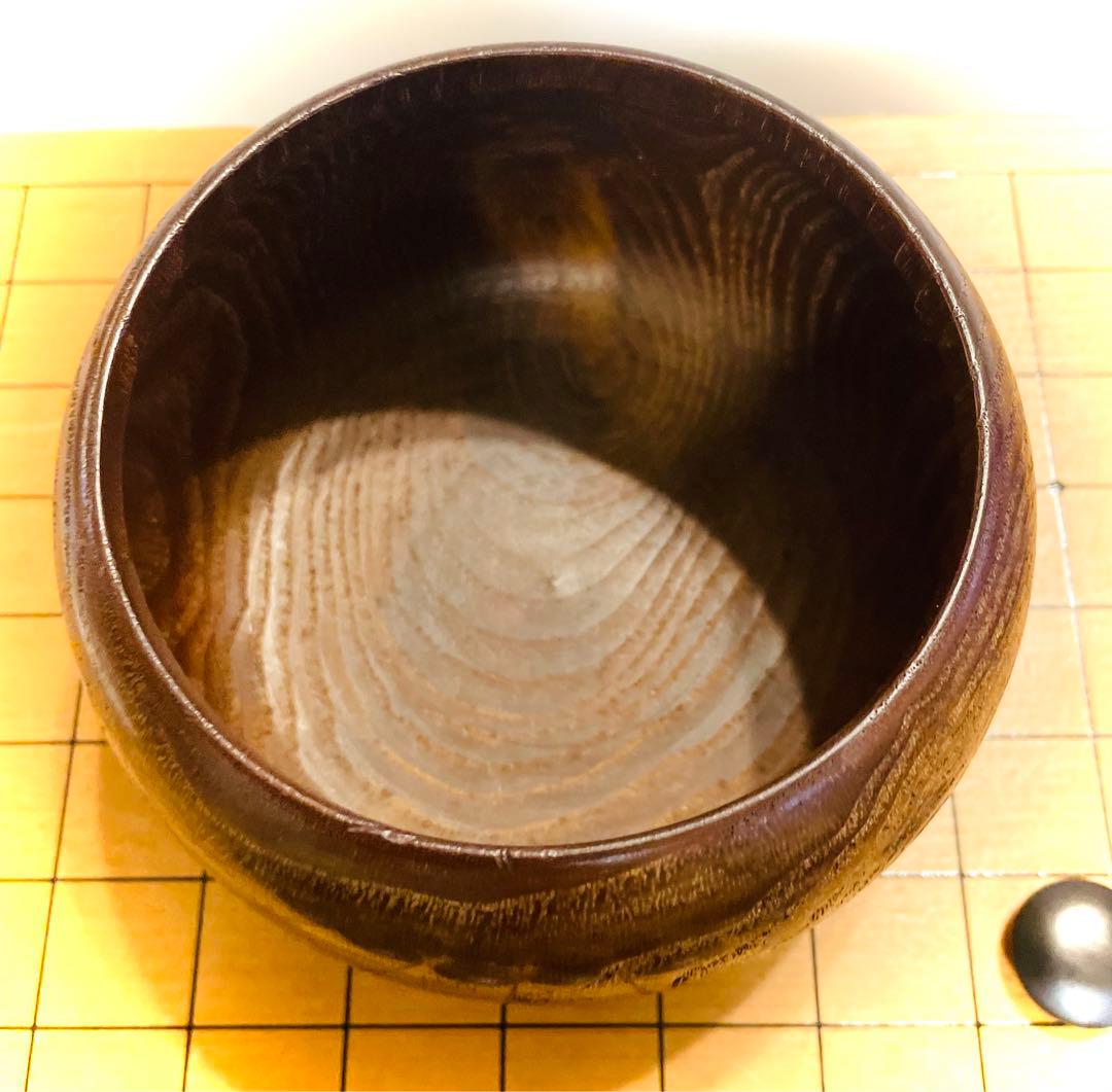 一枚板囲碁盤（へそ付き）碁石セット