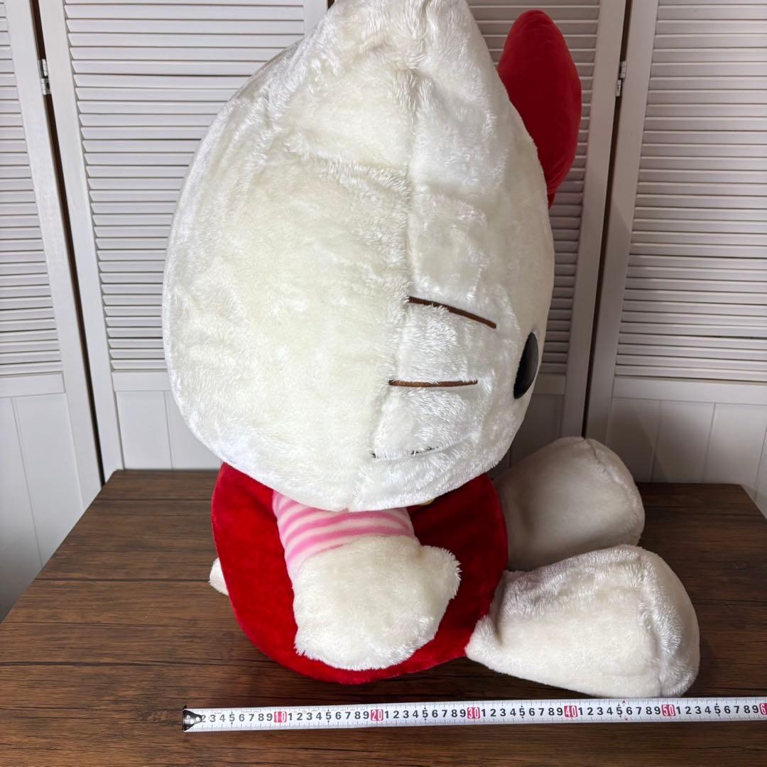 【レア】ハローキティ　特大サイズ　BIG SIZE ぬいぐるみ ビッグサイズ