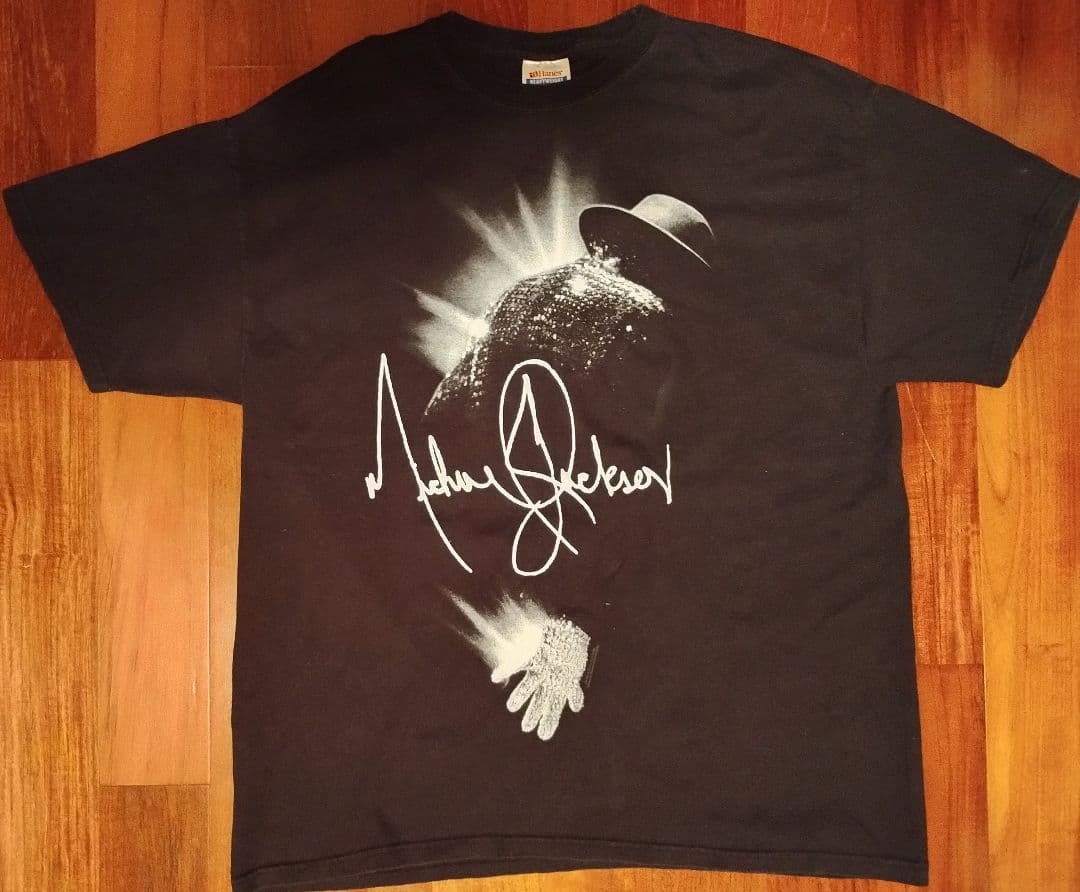 美品 キムタク愛用 マイケル・ジャクソン 追悼 2009 Tシャツ XL