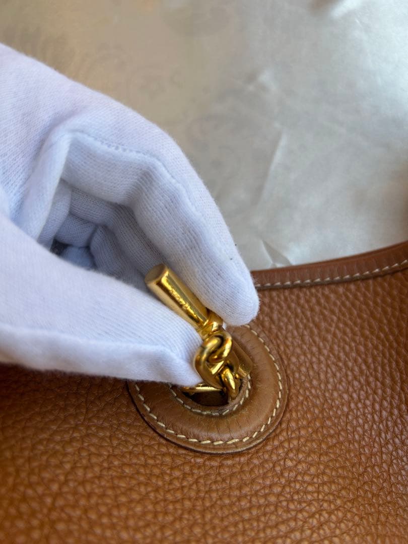 【SALE!】エルメス ヴェスパPM ブラウン×ゴールド金具